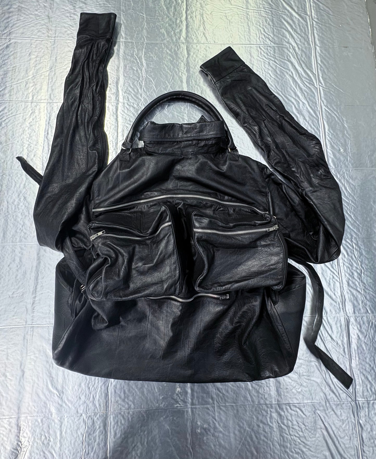 The Marcano ( leather) shirt/bag
