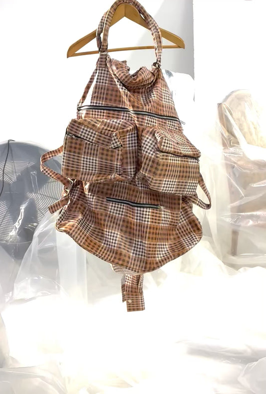 The Marcano ( leather ) shirt/bag